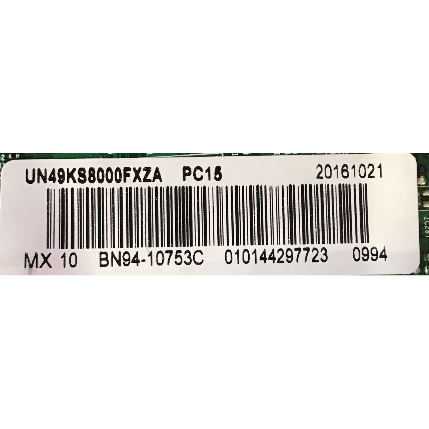 KIT DE TARJETAS PARA TV SAMSUNG / NUMERO DE PARTE MAIN BN94-10753C / BN41-02504A / BN97-10623J / BN9410753C / FUENTE BN4400878A / L55E7_KSM / BN44-00878A / PANEL CY-QK049FLLV3H / MODELO UN49KS8000 / UN49KS8000FXZA FA01 - Imagen 3